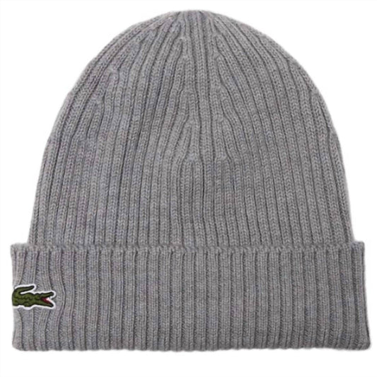 Lacoste - Ribbed Wool Beanie - Unisex