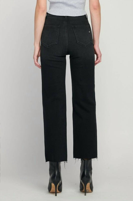 Hidden - Cropped Stretch High Waist Jean