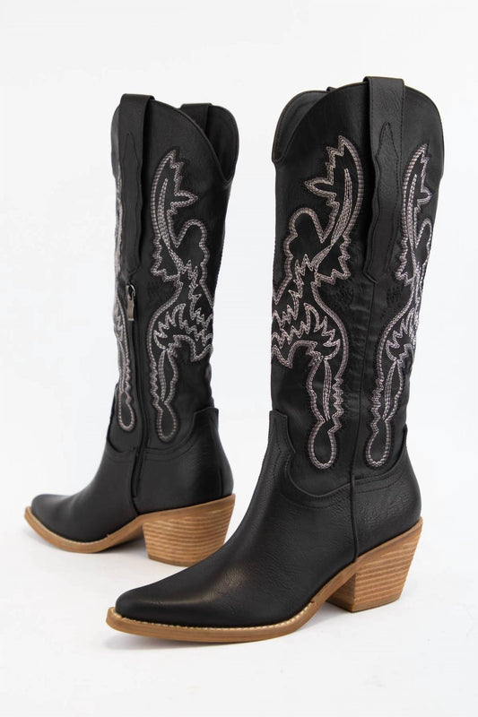 Ccocci - Women's Pointed Toe Cowboy Boot