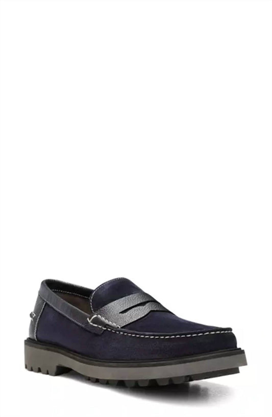 Donald Pliner - Men's Jimmy Suede Penny Loafer