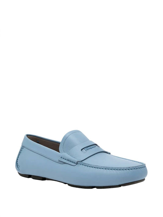 Salvatore Ferragamo - Men's Round Toe Leather Loafers