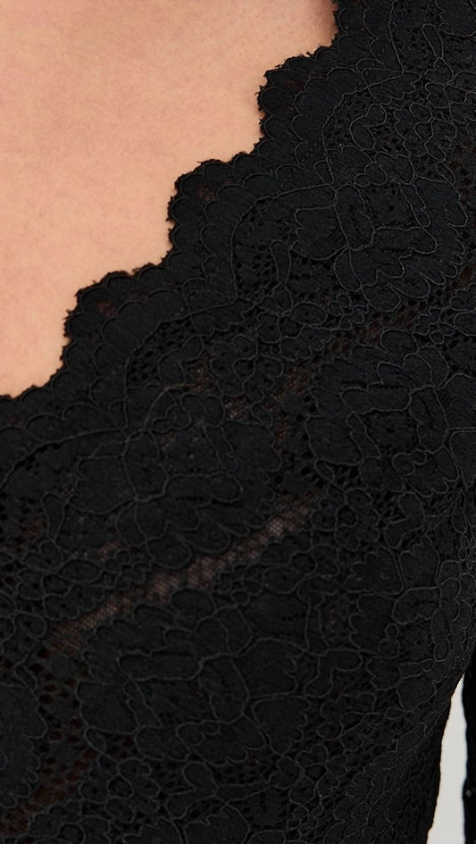 Z Supply - Nightfall Floral Lace Bodysuit