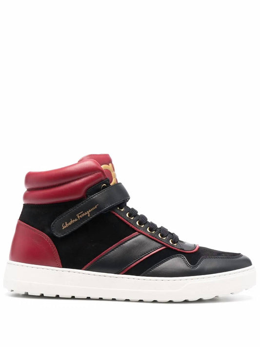 Salvatore Ferragamo - Men's Gancini High-top Sneakers