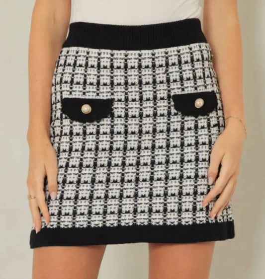 Entro - Knit Mini Skirt