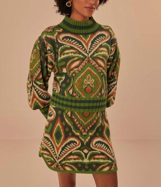 Farm Rio - Jacquard Knit Mini Skirt