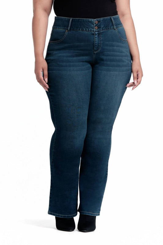 1822 Denim - Plus Shapewear High-rise Bootcut Jeans