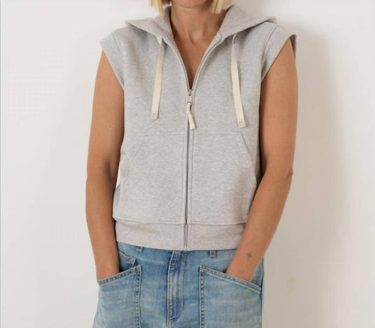 Weekend Max Mara - Pank Fleece Knit Zip Hoodie Vest