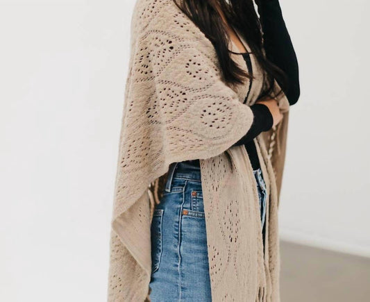 Pretty Simple - Prince Paisley Knitted Shawl Wrap