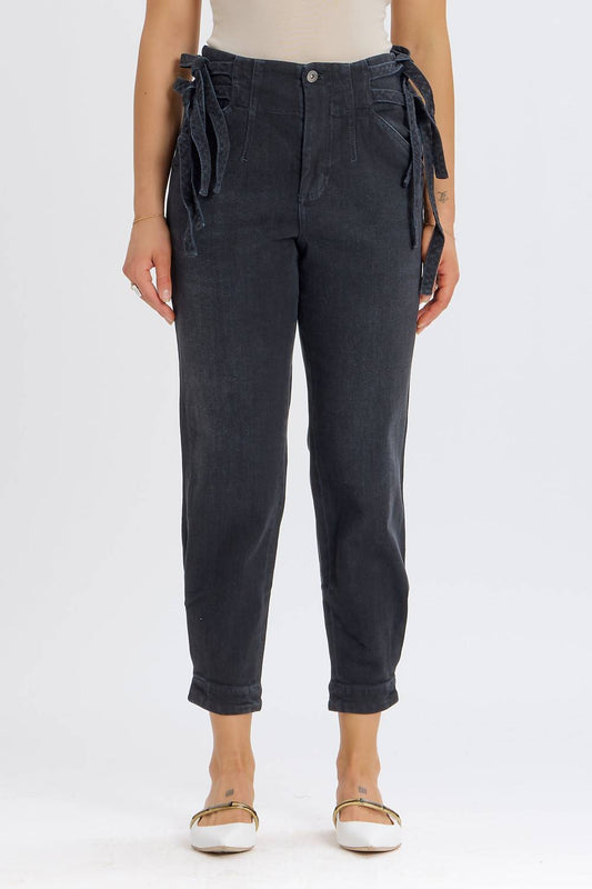 Something Navy - Sydney Side Tie Pants