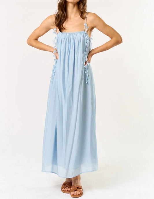 Lalavon - Carolina Floral Strap Midi Dress