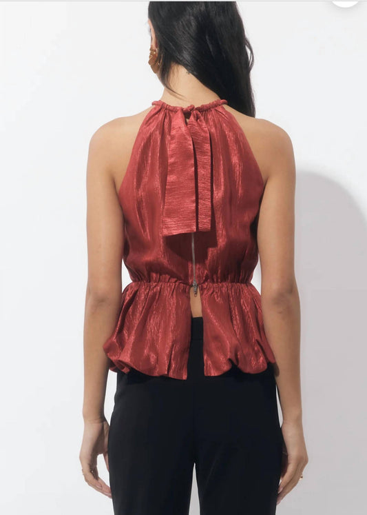 Adelyn Rae - Lidia Textured Halter Top