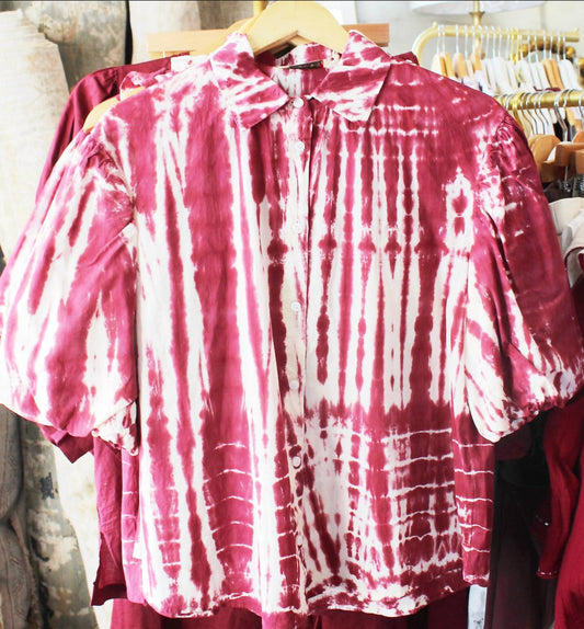 Starkx - Puff Sleeve Button Up