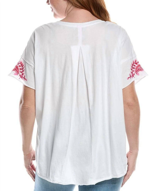 Johnny Was - Cassia Raw Detail Swing Tee - Plus