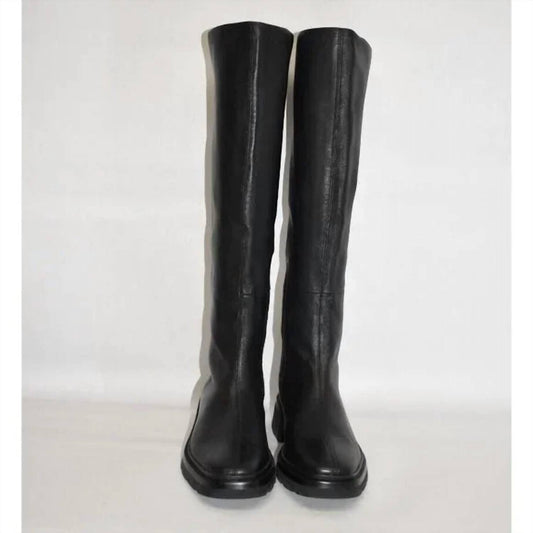 Vince - Women's Rune Leather Knee‑high Lug Boots