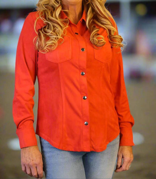 Way - Suede Snap Front Shirt