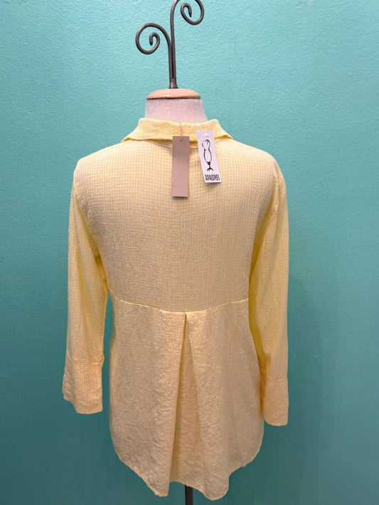 Cut Loose - Women's Easy Crop Shirt Crinkle Check