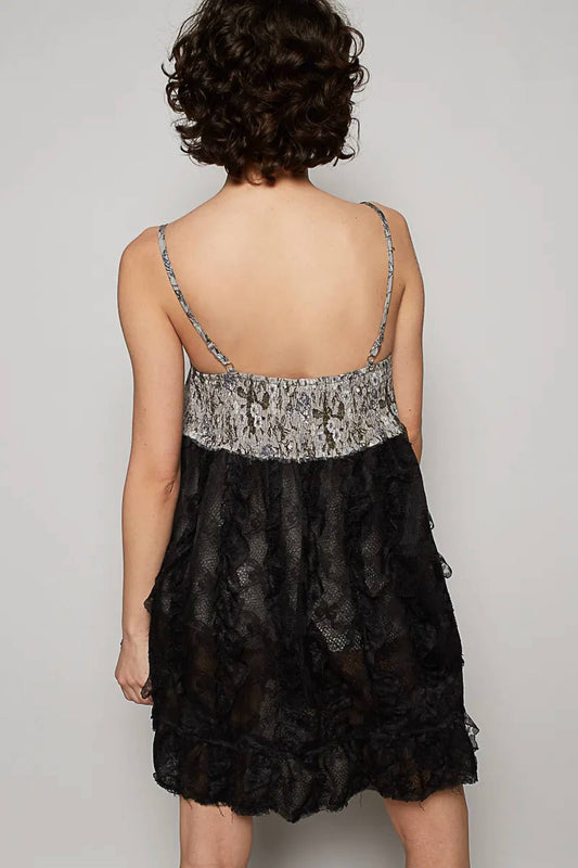 Pol - Jane Ruffle Lace Dress