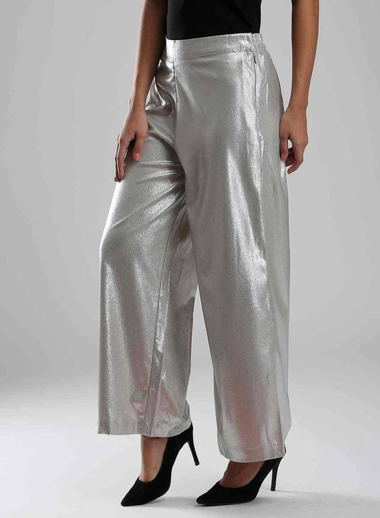 Skies Are Blue - Shimmery Party Pants - Plus