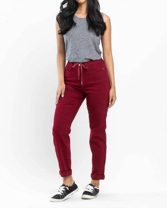 Judy Blue - High Waist Pull On Double Cuff Jogger