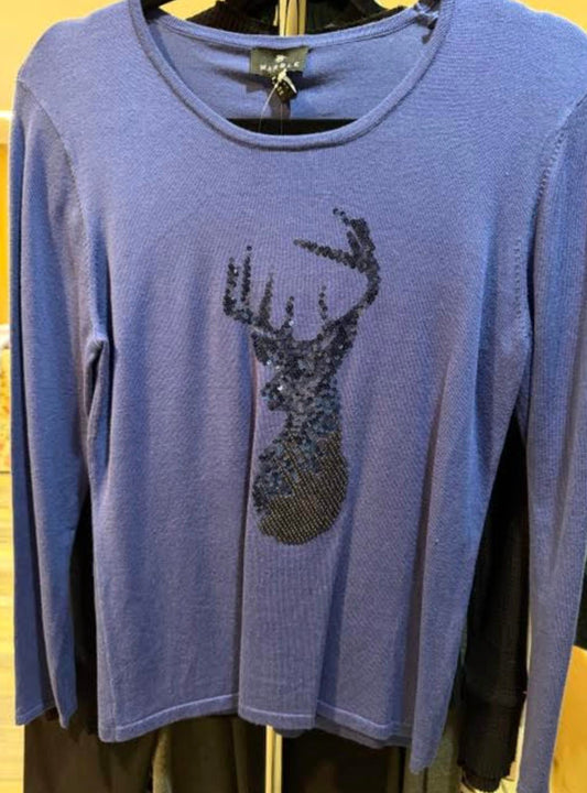 Marble - Women's Classic Deer Sweater