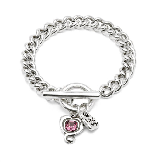 Unode50 - Women's Be Expressive Dangling Heart Bracelet