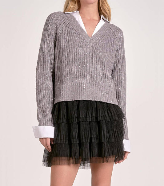 Elan - Charlie Layered Sweater