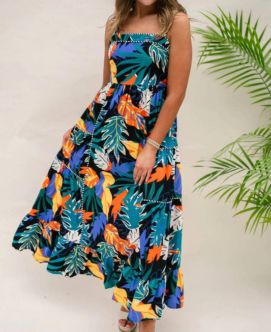 Entro - Floral Maxi Sundress