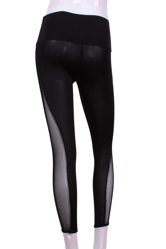 Love Love Tennis - Women's Mesh Leg Lengthening Leggings