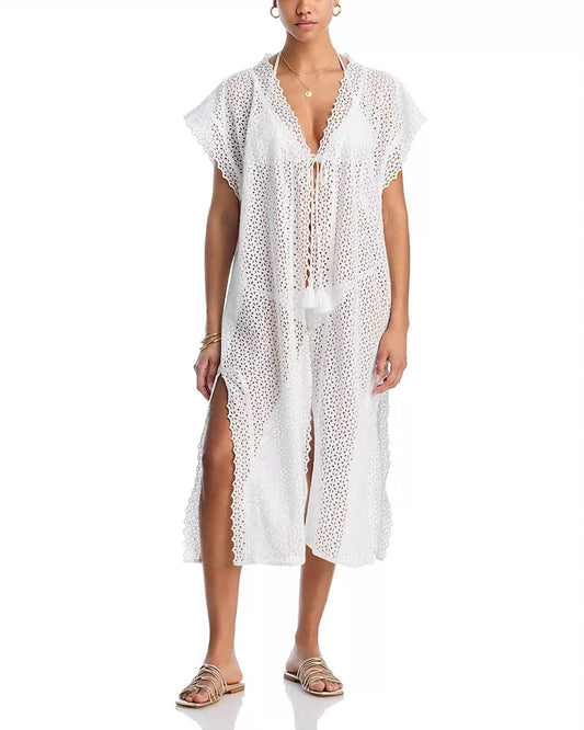 Echo - Women's Longline Eyelet Robe Cover Up