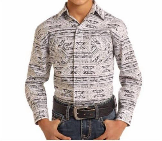 Panhandle - Boys Rough Stock Southwest Shirt