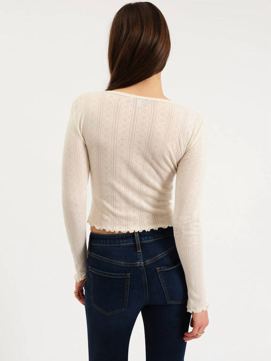 Daze - Bunny V-neck Henley Top