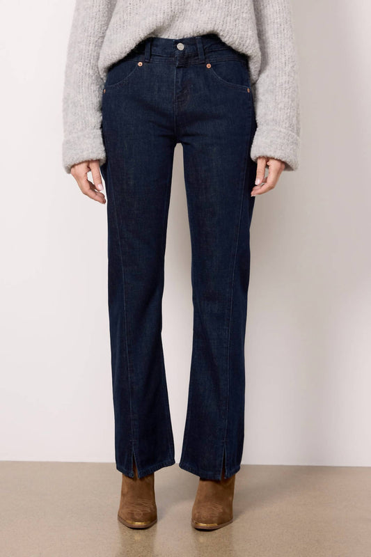 Re/Done - Mid Rise Kick Flare Jeans