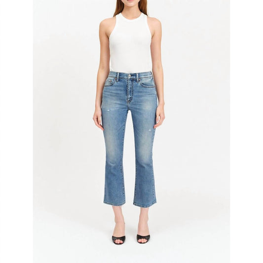 Daze - Shy Girl Cropped Flare Jeans