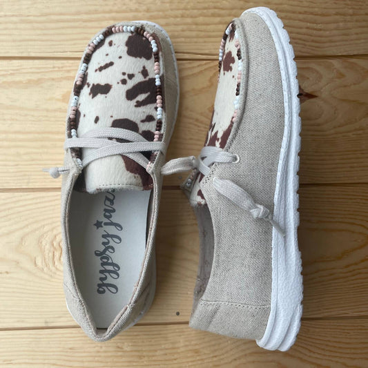 Gypsy Jazz - Women's Clarissa Cow Slip-on Shoes