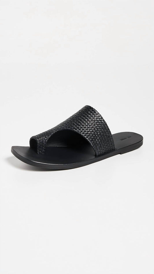 St. Agni - Woven Abstract Slide Sandal