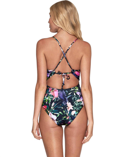 Jets By Jessika Allen - Plunge V-Neck One Piece Swimsuit