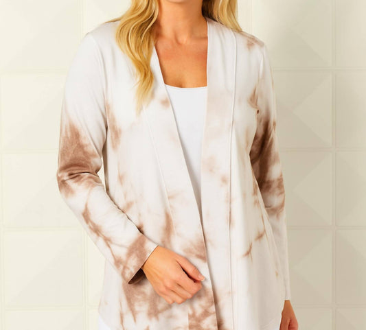 French Kyss - Tie Dye Open Cardigan