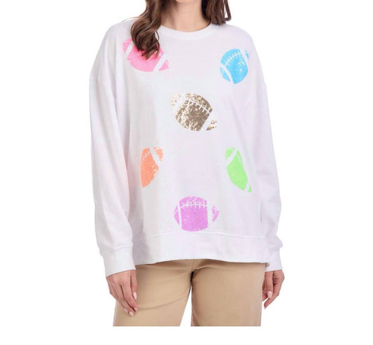 Mudpie - Game Day Sparkle Sweatshirt