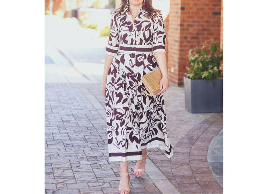 Milva Mi - Button Front Midi Shirt Dress