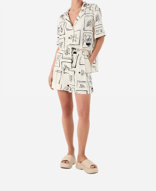 Dress To - Iara Print Bermuda Shorts