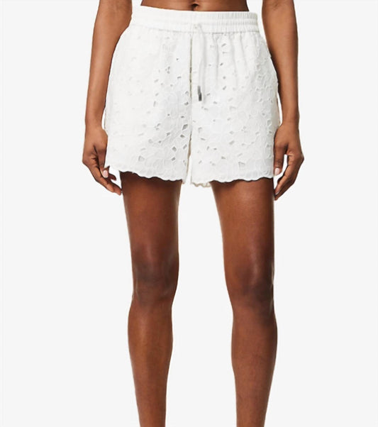 Jonathan Simkhai - Laurence Embroidered Cotton Shorts