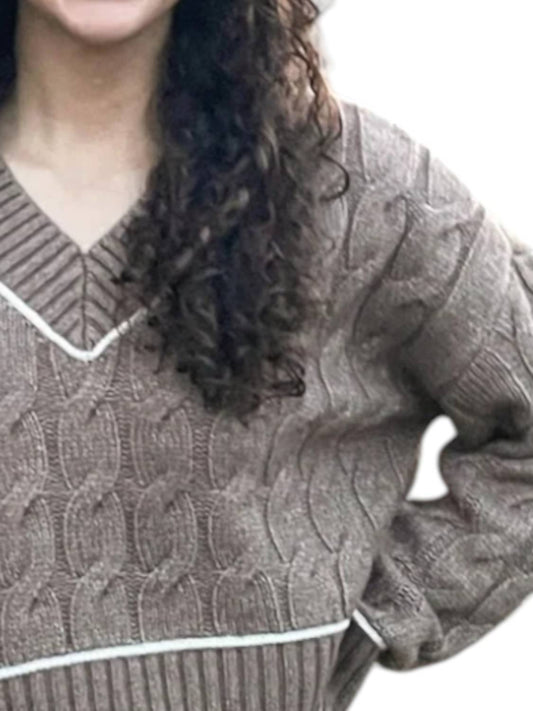 Design History - Sophie Chunky Twist Cable Sweater