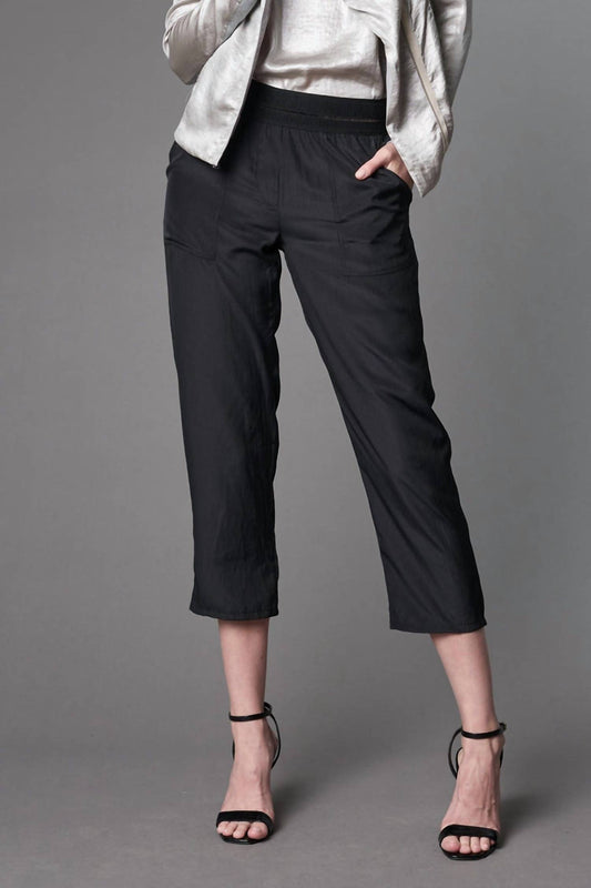 CROPPED PULL-ON PANT