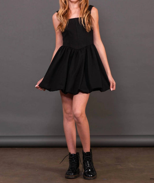 Miss Behave Girls - Bailey Square Neck Bubble Dress