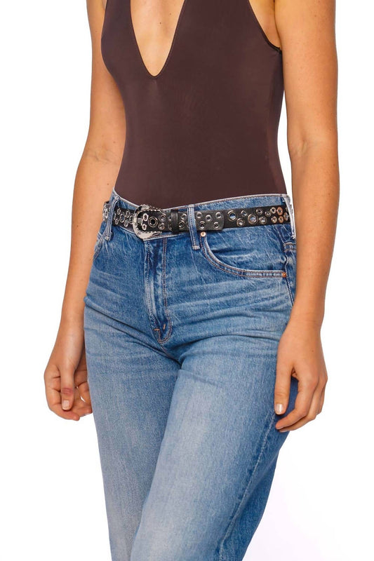 Golden Goose - Women's Tex Buckle With Studs Belt