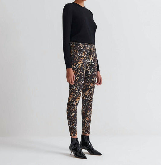 Ag Jeans - Farrah Camo Print High Rise Skinny Jeans