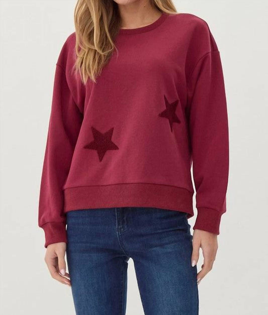 Jodifl - Chenille Stars Sweatshirt