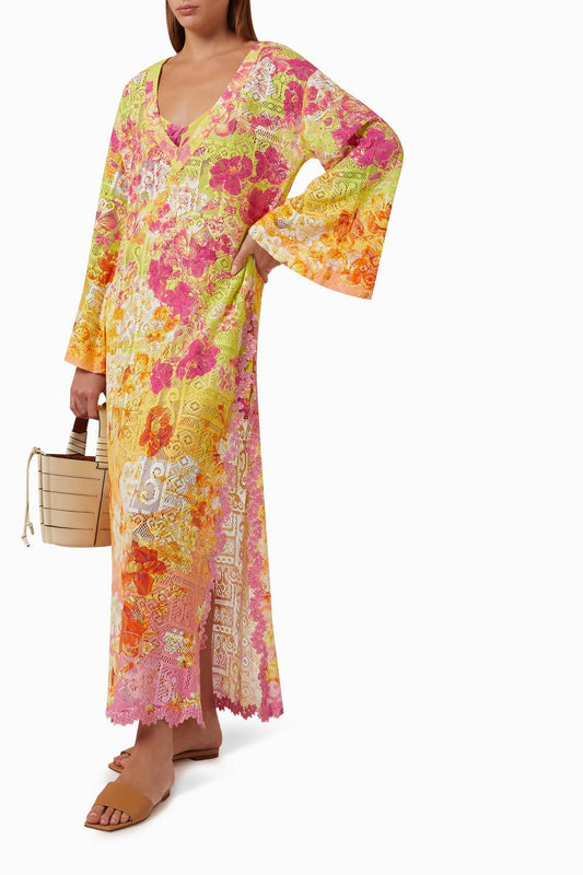 Hemant & Nandita - Auril Geometrical Net Coverup