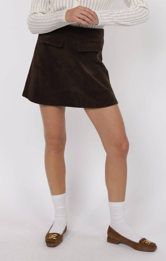 Sage The Label - Women's Mystique Mini Skirt With Faux Pockets