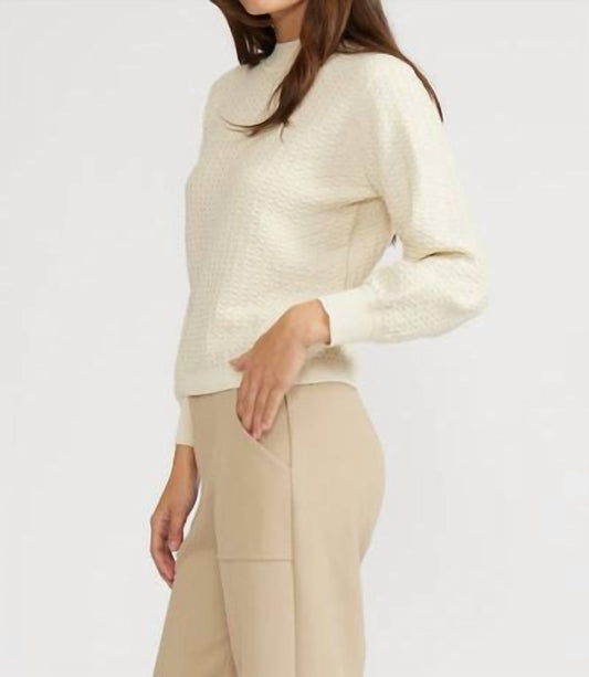 Lucy Paris - Britney Textured Knit Top